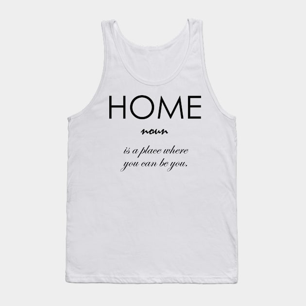 Home Tank Top by Siraj Decors